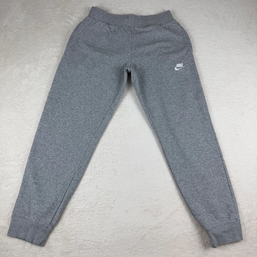 Nike Youth Grey Joggers Sweatpants Logo‎ Size L